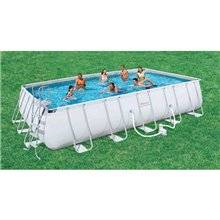 Piscina desmontable rectangular 671x366x132 cm Power Steel Arena Bestway