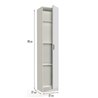 Armario columna multiusos blanco IberoDepot