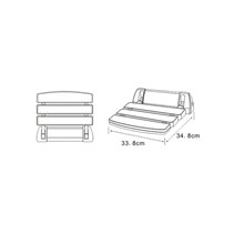 Asiento de ducha abatible - OXEN