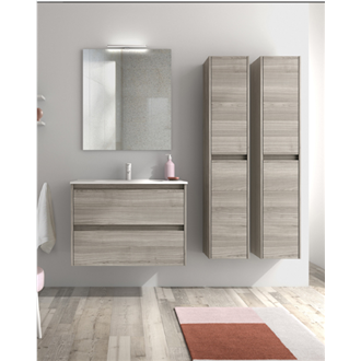 Mueble de ba&ntilde;o 2 cajones con lavabo cer&aacute;mico Sansa Royo