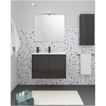 Mueble de baño 2 puertas con lavabo cerámico Sansa Royo