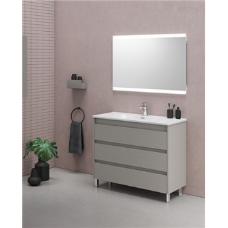 Mueble de ba&ntilde;o 3 cajones con lavabo cer&aacute;mico Sansa Royo