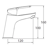 Grifo de lavabo ELEGANCE 100 - CLEVER