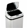 Papelera con sensor autom&aacute;tico de 50L plata Homcom