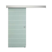 Puerta corredera de vidrio esmaltado Outsunny