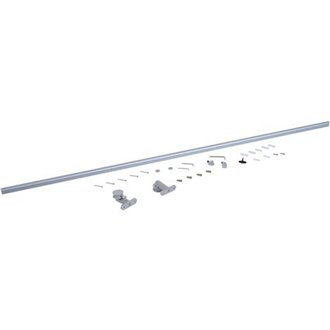 Kit de instalaci&oacute;n de aluminio para puertas deslizantes Homcom