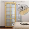 Kit de instalaci&oacute;n de aluminio para puertas deslizantes Homcom