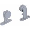 Kit de instalaci&oacute;n de aluminio para puertas deslizantes Homcom