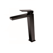 Grifo alto de lavabo negro mate Art Imex