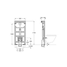 Soporte Duplo Fluxor Single - ROCA