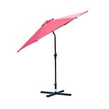 Parasol reclinable rojo oscuro Outsunny