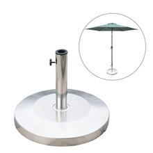 Soporte para sombrillas de acero inox Outsunny