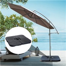 Soporte para sombrillas rellenable 60L Outsunny