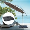 Soporte para sombrillas rellenable 60L Outsunny