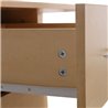 Escritorio con cajonera y estante Homcom