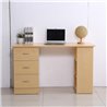 Escritorio con cajonera y estante Homcom