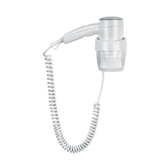 Soporte de pared con secador 1200W blanco CherryBath 