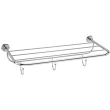 Toallero tipo repisa para baño con perchas Dot CherryBath
