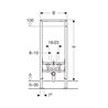 Bastidor para Bid&eacute; Duofix Geberit