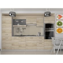 Cocina Paula 240cm castaño Tarraco