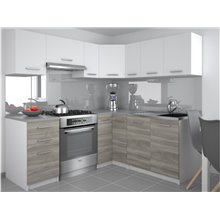 Cocina Paula 240cm castaño Tarraco