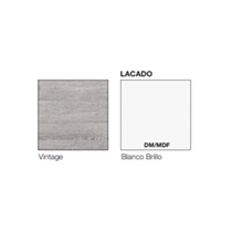 Pack mueble con 2 cajones, lavabo sobreencimera y espejo CUT LINE Sanchis