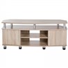 Mueble de televis&oacute;n 2 Puertas 2 Estantes HomCom