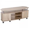 Mueble de televis&oacute;n 2 Puertas 2 Estantes HomCom