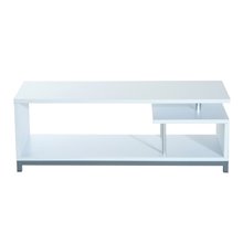Mueble de televisón blanco HomCom