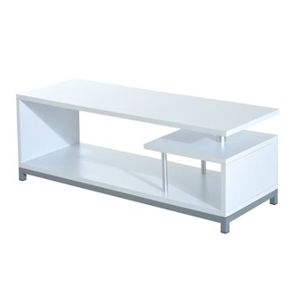 Mueble de televis&oacute;n blanco HomCom