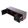 Mueble de televis&oacute;n 2 cajones 1 armario HomCom