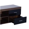 Mueble de televis&oacute;n 2 cajones 1 armario HomCom