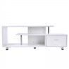 Mueble de televis&oacute;n 1 caj&oacute;n blanco HomCom