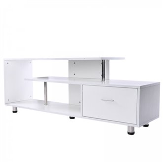 Mueble de televis&oacute;n 1 caj&oacute;n blanco HomCom