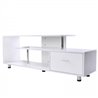 Mueble de televis&oacute;n 1 caj&oacute;n blanco HomCom