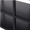 Mueble de televis&oacute;n de acero NEGRO HomCom