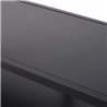 Mueble de televis&oacute;n de acero NEGRO HomCom