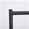 Perchero negro con ruedas HomCom