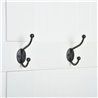 Mueble de recibidor con perchero blanco HomCom