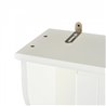 Mueble de recibidor con perchero blanco HomCom
