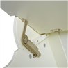 Mueble de recibidor con perchero blanco HomCom