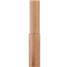 Perchero de madera y blanco con ruedas HomCom