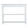 Mueble de recibidor con estantes blanco HomCom