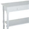 Mueble de recibidor con estantes blanco HomCom
