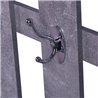 Mueble de recibidor gris ceniza con espejo HomCom
