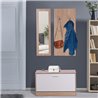 Mueble de recibidor 3 piezas madera HomCom