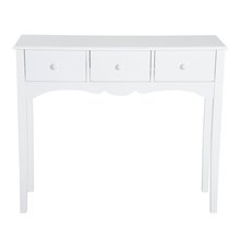 Mueble de recibidor con 3 cajones blanco HomCom