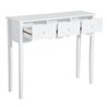 Mueble de recibidor con 3 cajones blanco HomCom