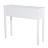 Mueble de recibidor con 3 cajones blanco HomCom