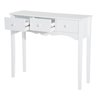Mueble de recibidor con 3 cajones blanco HomCom